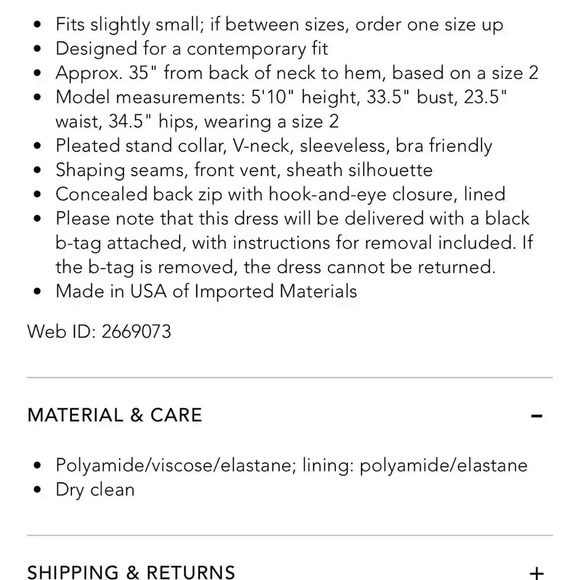 BLACK HALO
V-Neck Knee-Length Dress size 12 - Picture 13 of 13